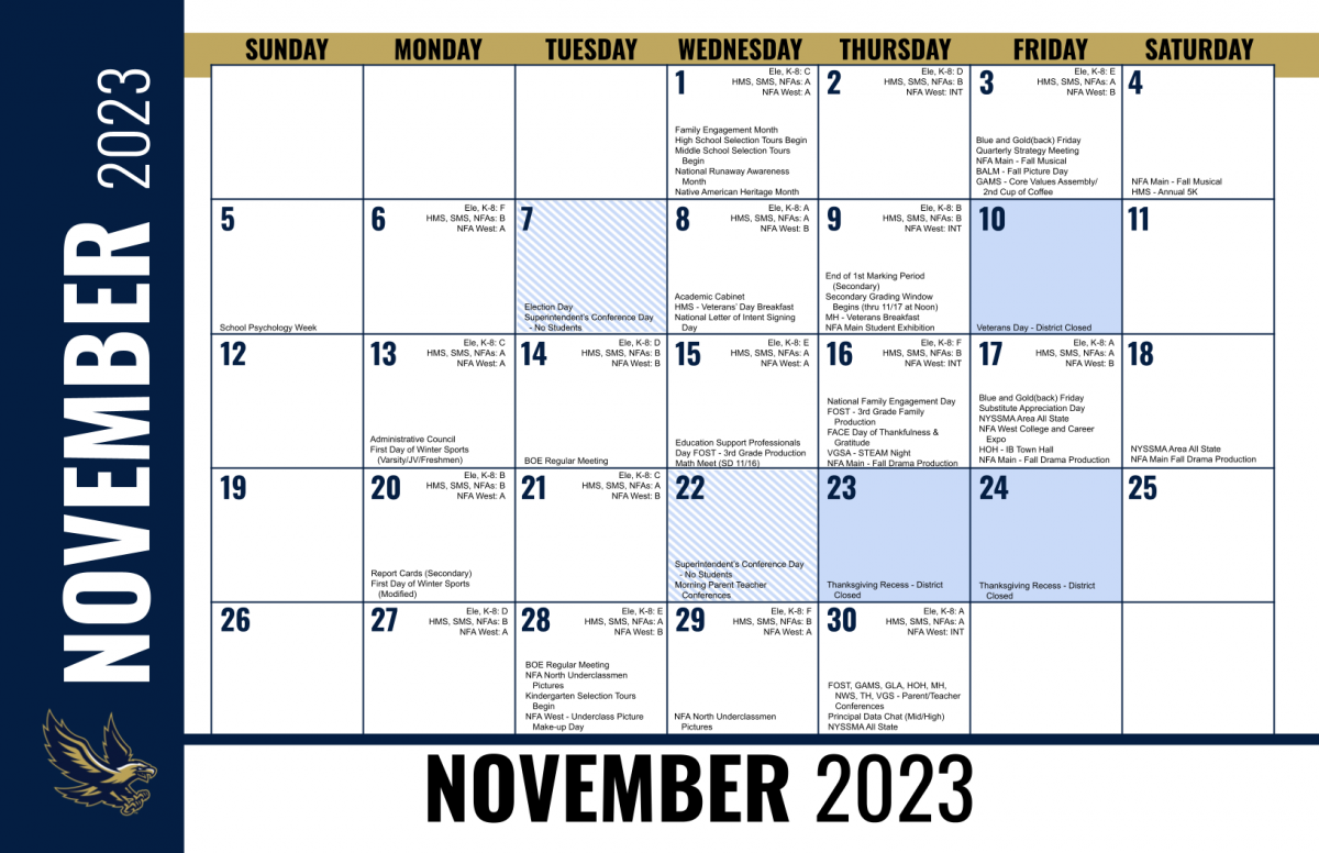 2024 Calendar Of November Events Andria Margarita